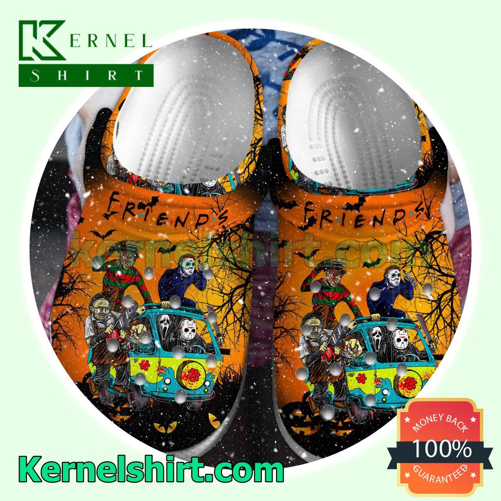 Halloween Horror Movies Friends Clogs Shoes Slippers Sandals
