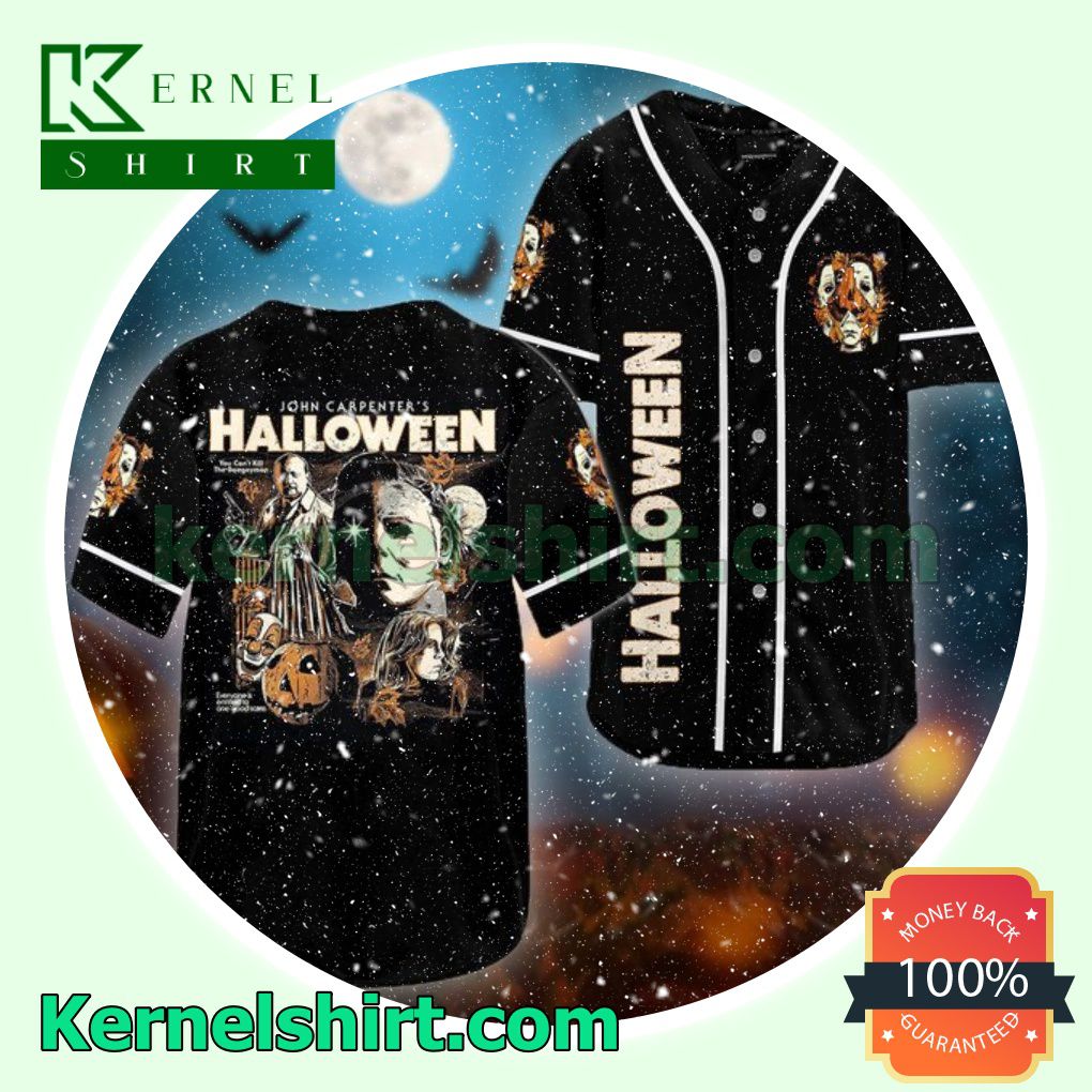 Halloween You Can't Kill the Boogeyman Custom Baseball Jersey