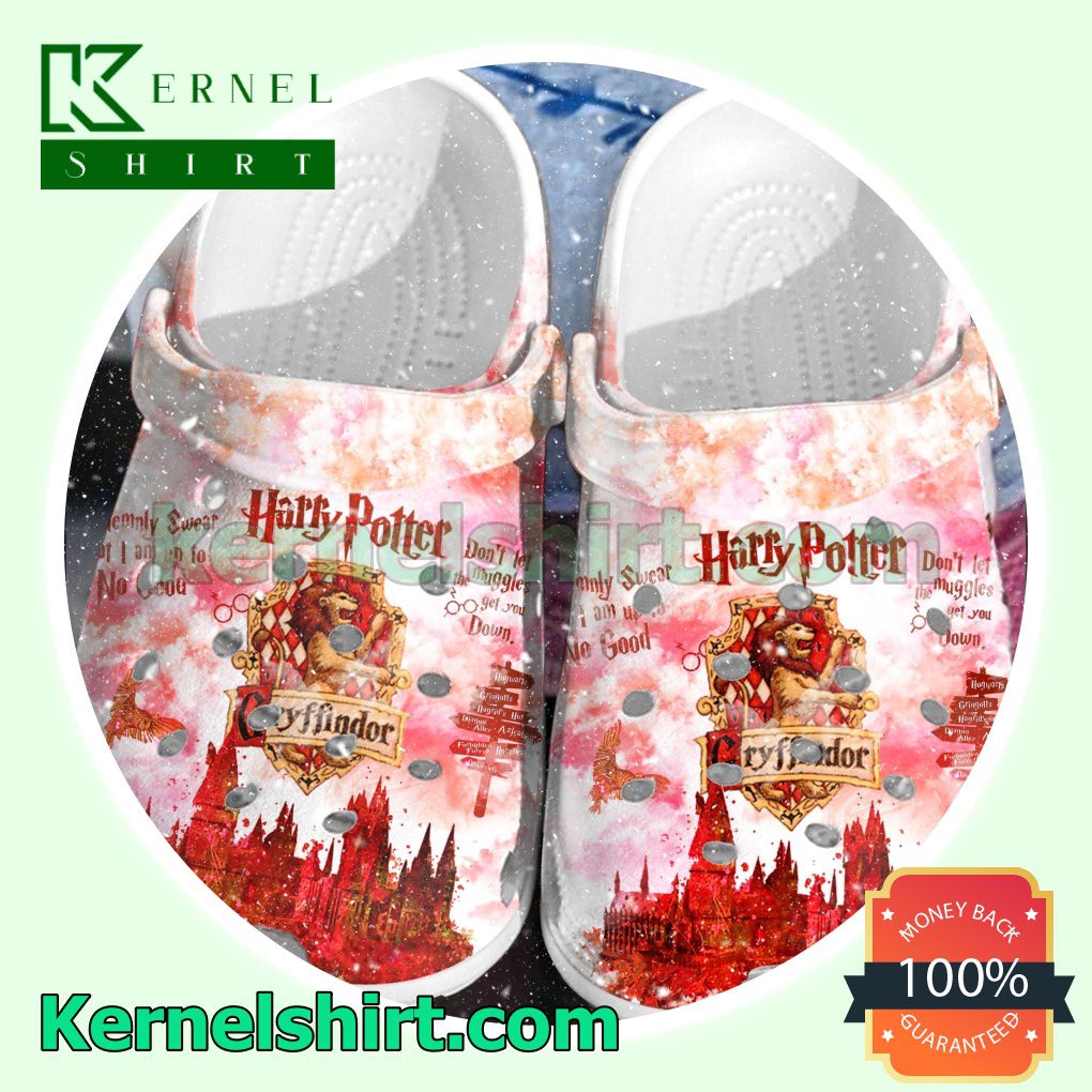 Harry Potter Gryffindor Castle Clogs Shoes Slippers Sandals