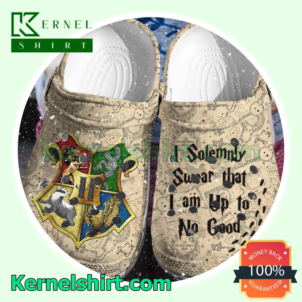 Harry Potter I Solemnly Swear That I Am Up To No Good Clogs Shoes Slippers Sandals