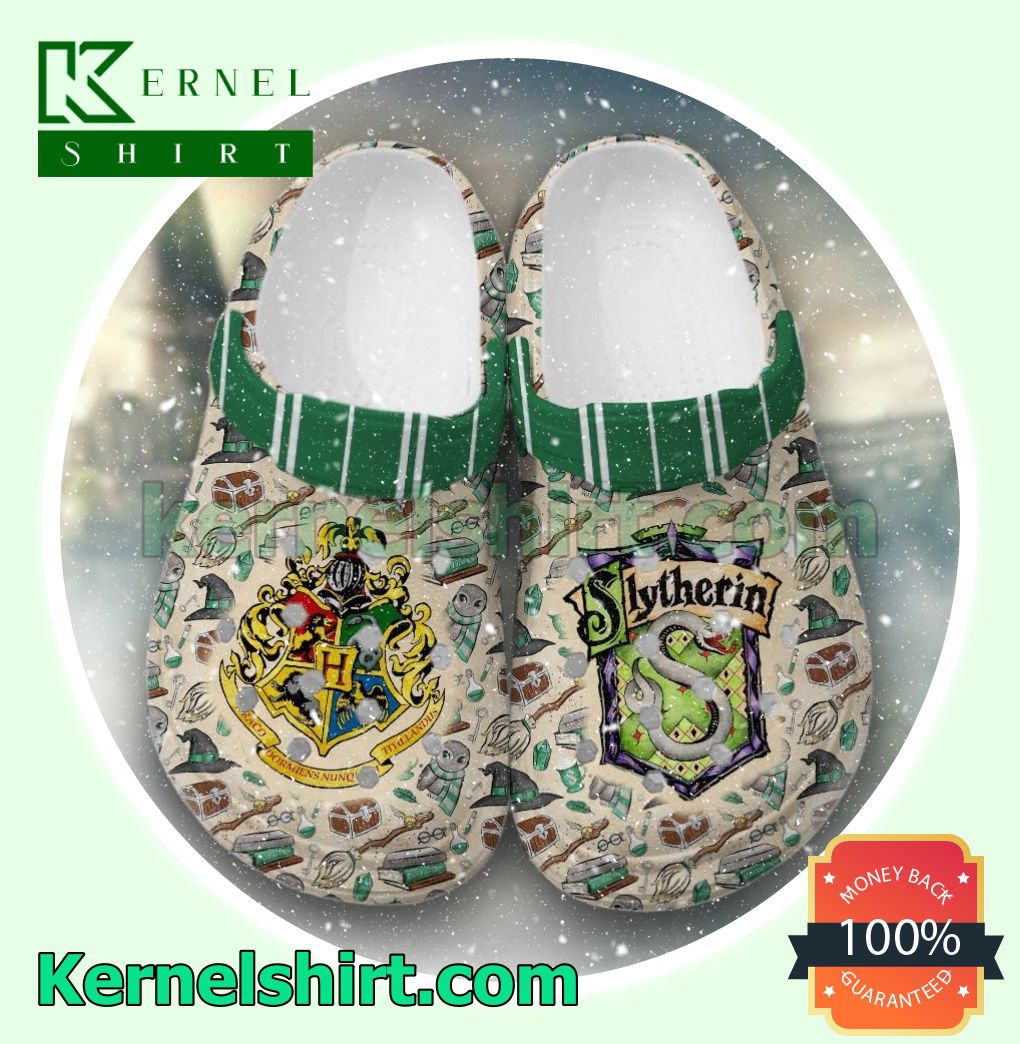 Harry Potter Slytherin Clogs Shoes Slippers Sandals