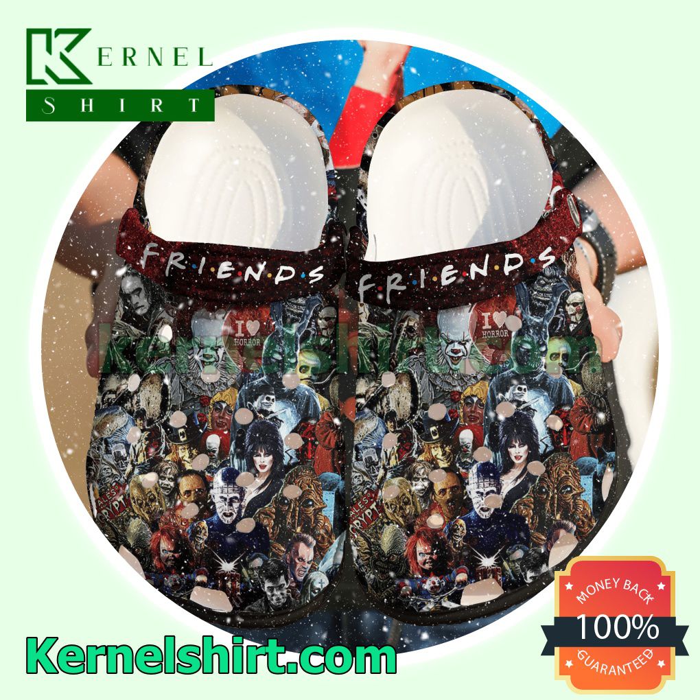 Horror Movies Friends I Love Horror Clogs Shoes Slippers Sandals