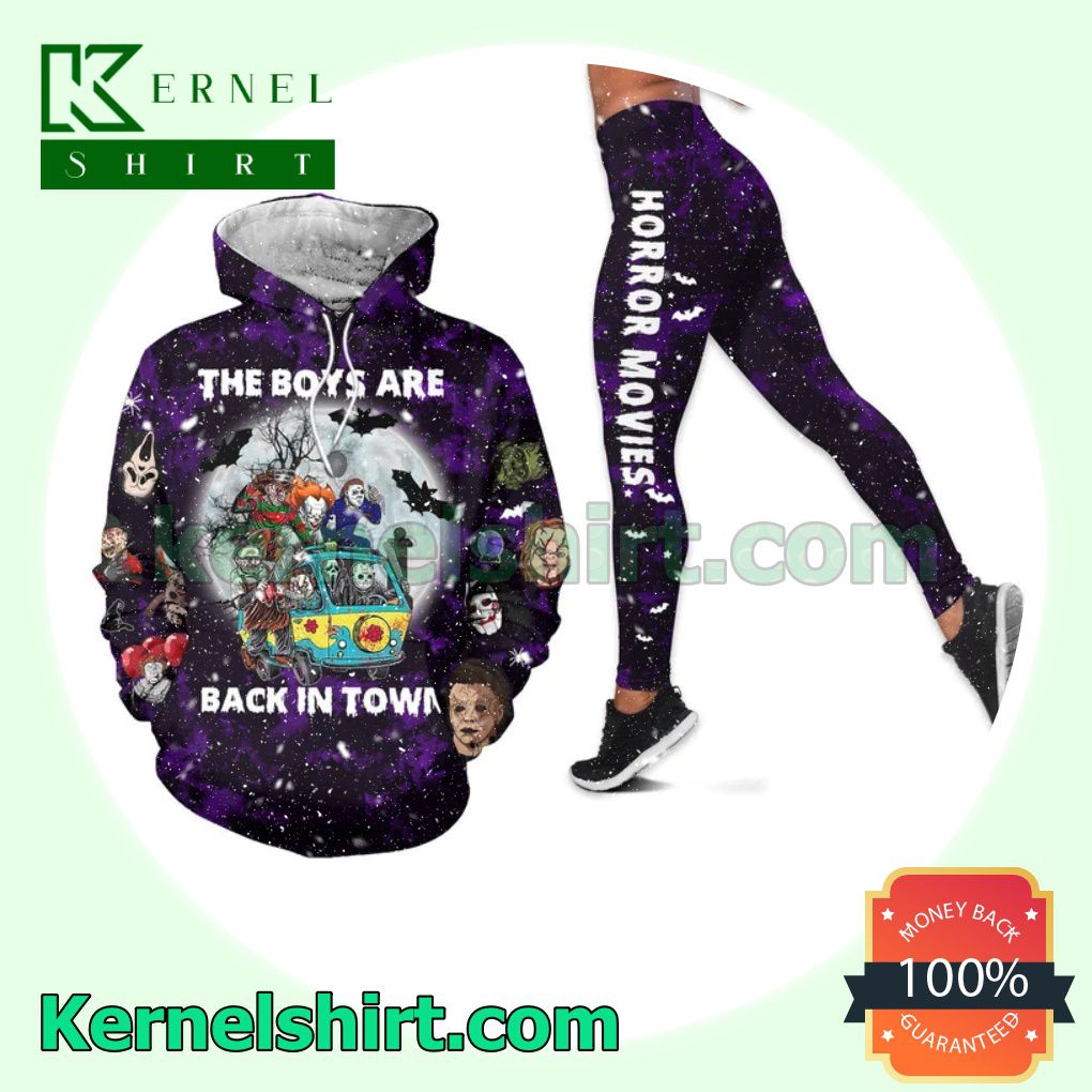 Horror Movies The Boys Are Back In Town Halloween Costume Shirt, Leggings