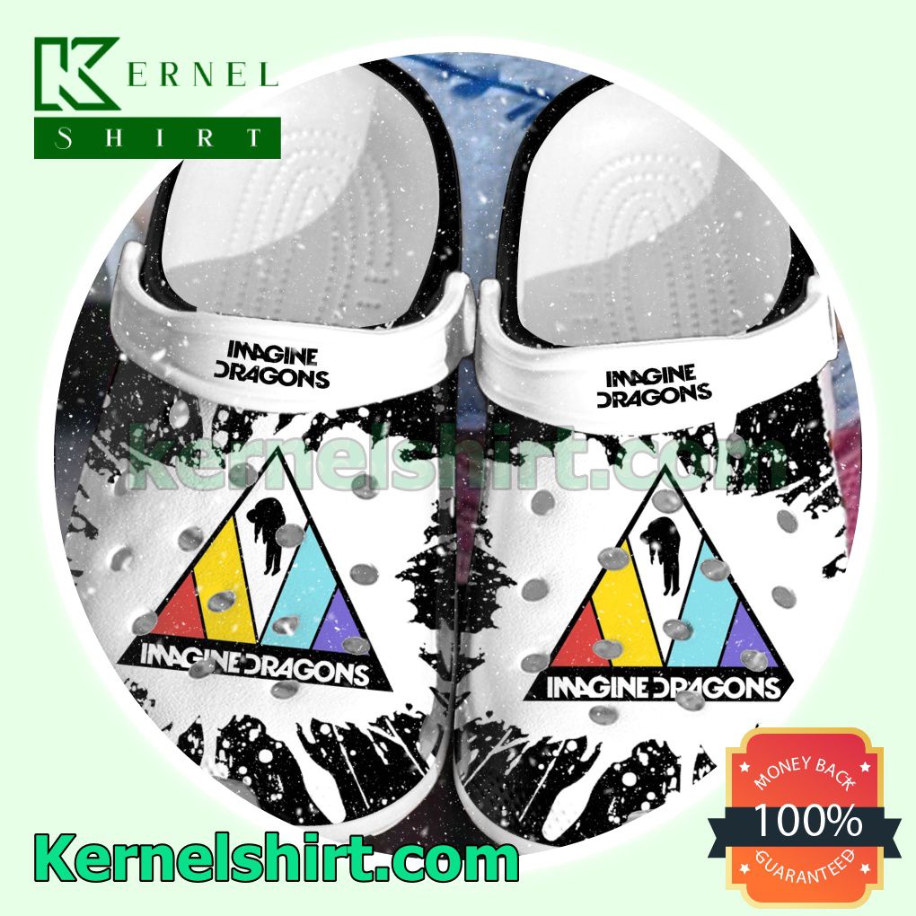 Imagine Dragons Band Logo Color Splash Clogs Shoes Slippers Sandals