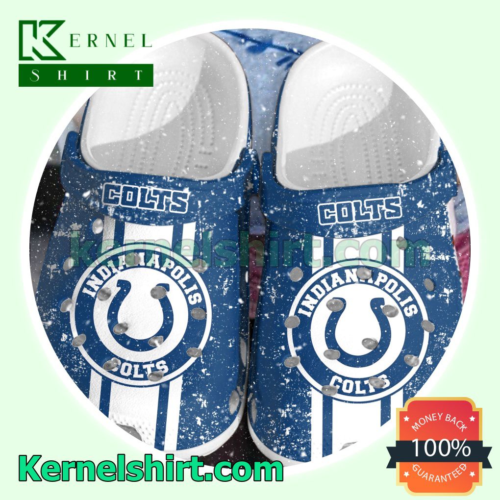 Indianapolis Colts Logo Football Clogs Shoes Slippers Sandals