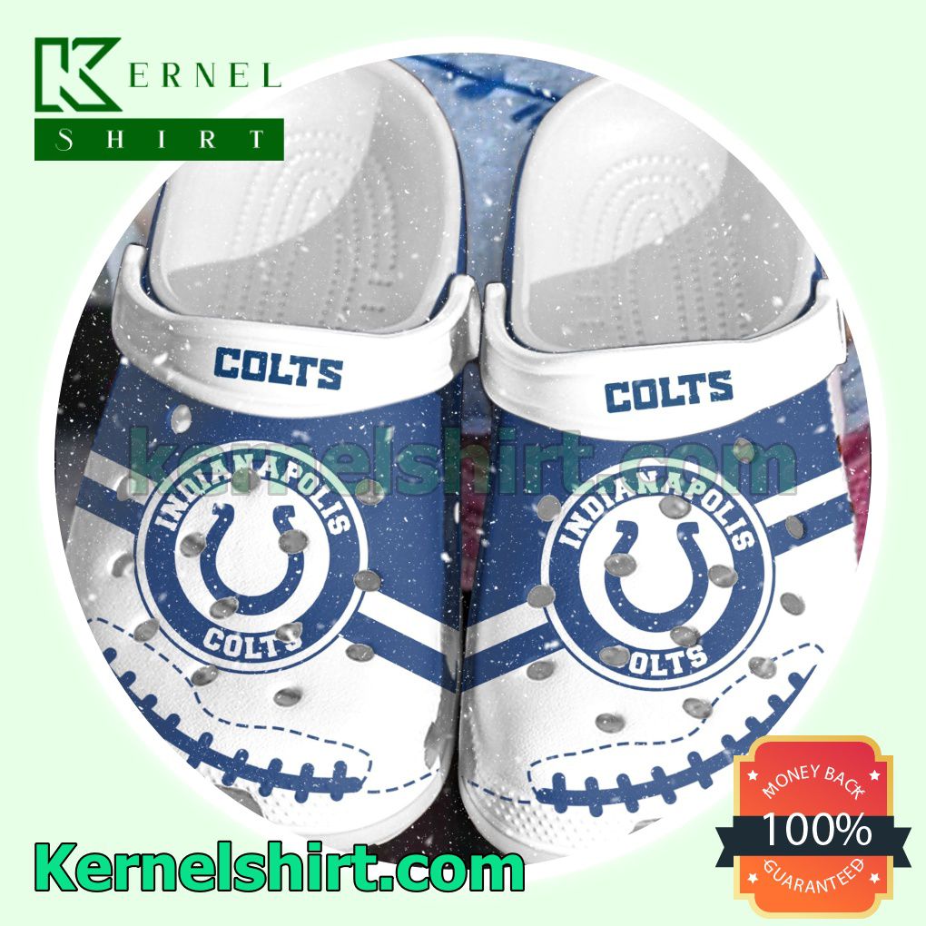 Indianapolis Colts Logo Football Team Clogs Shoes Slippers Sandals