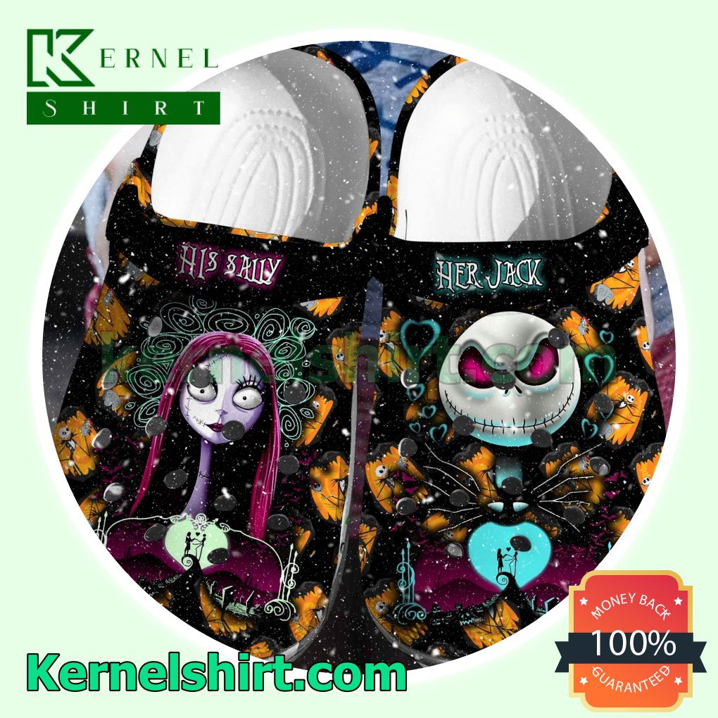 Jack And Sally Love Clogs Shoes Slippers Sandals