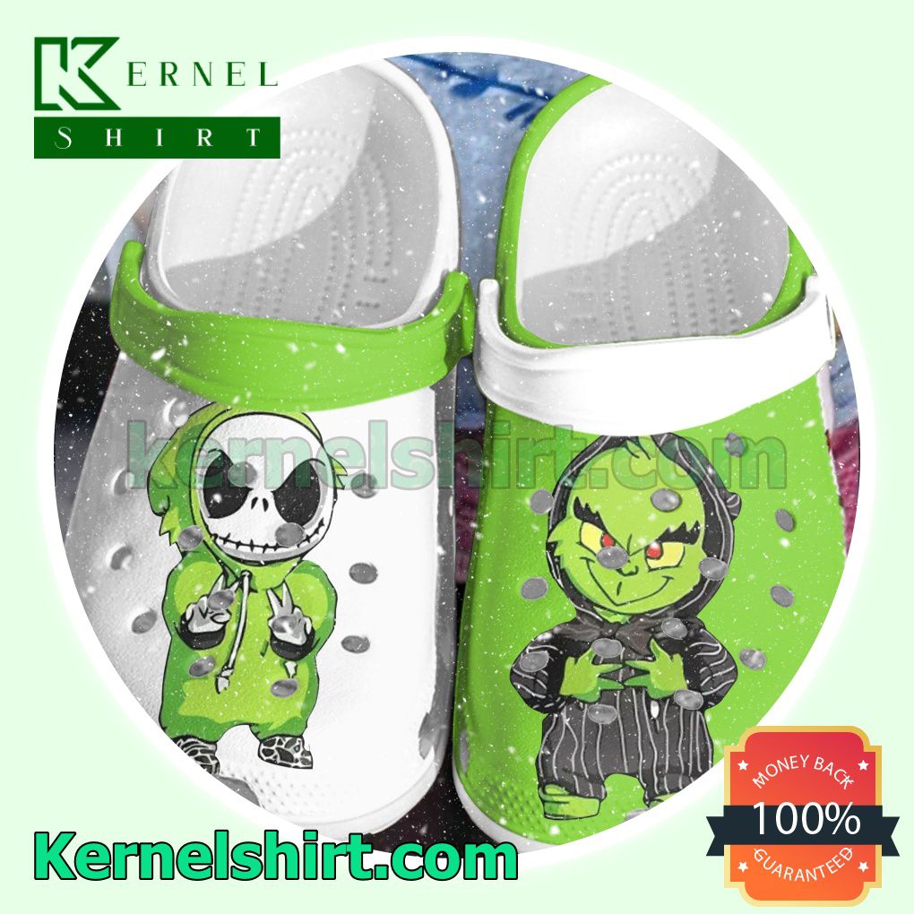 Jack Skellington And Grinch Costume Clogs Shoes Slippers Sandals