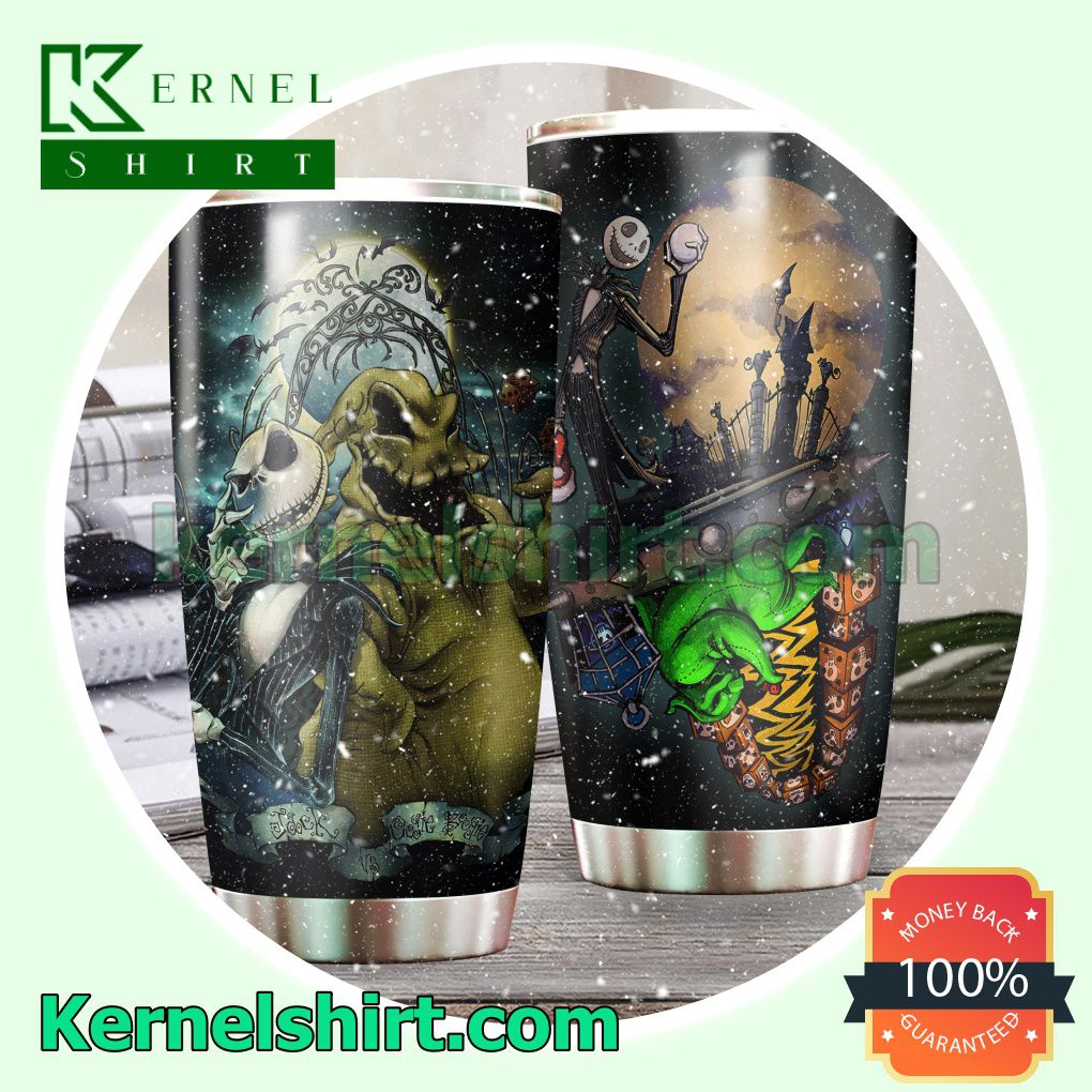 Jack Skellington Vs Oogie Boogie Tumbler Cup