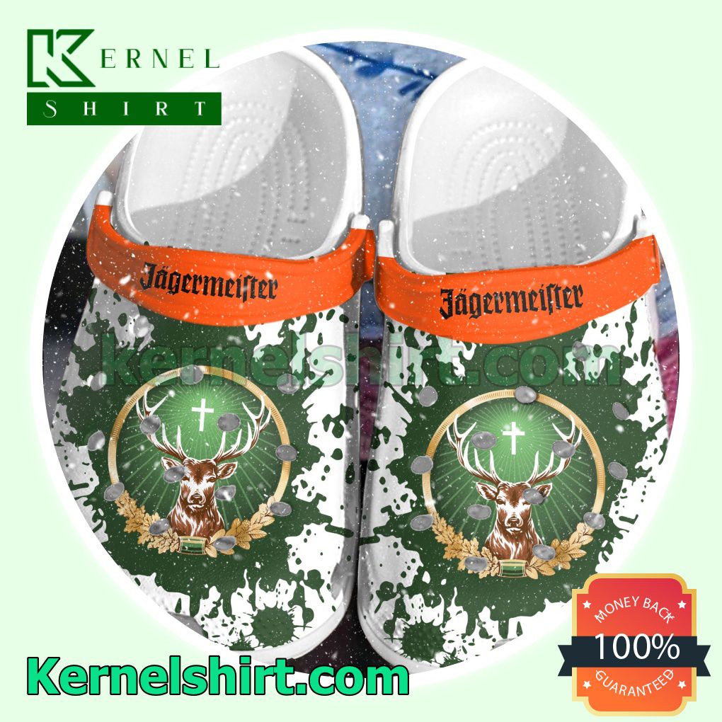 Jagermeister Logo Color Splash Clogs Shoes Slippers Sandals