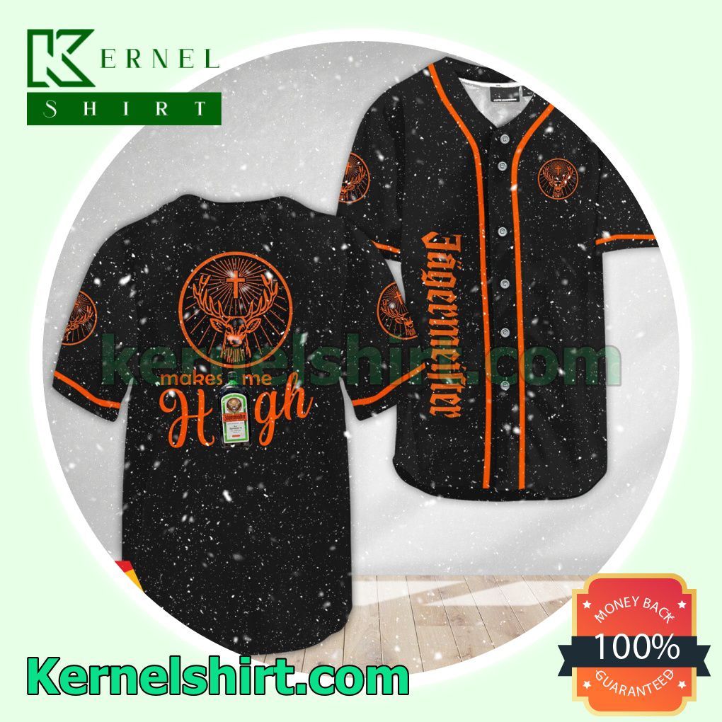 Jagermeister Make Me High Custom Baseball Jersey