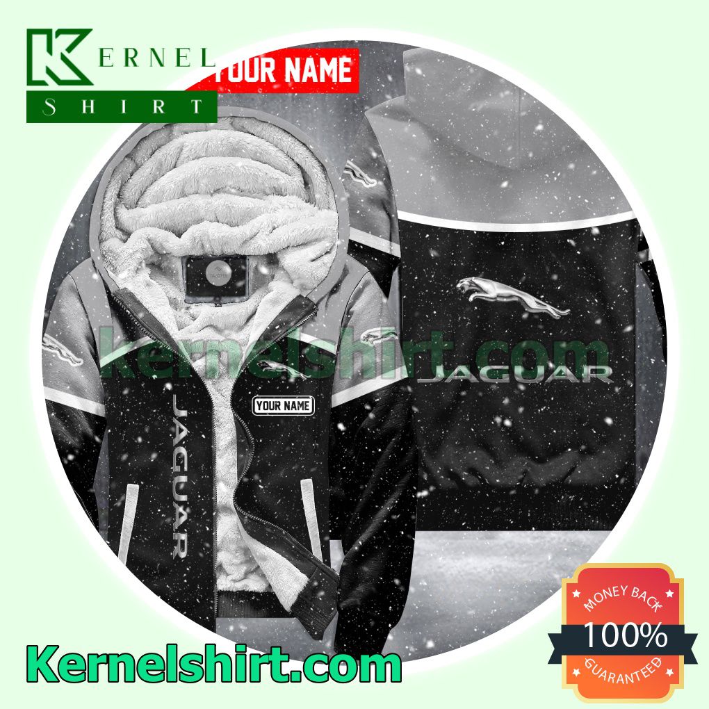 Jaguar Brand Fleece Hoodie Jacket