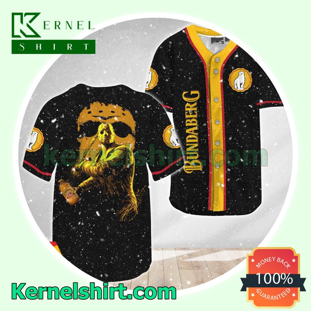 Jason Voorhees Friday The 13th Bundaberg Rum Custom Baseball Jersey