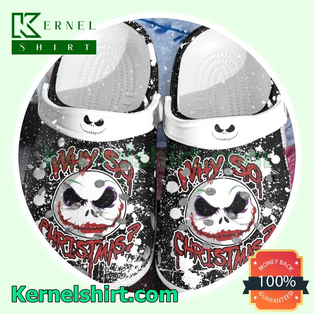 Joker As Jack Skellington Why So Christmas Clogs Shoes Slippers Sandals