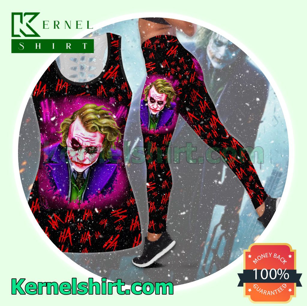 Joker Ha Ha Ha Hooded Sweatshirt Women Legging