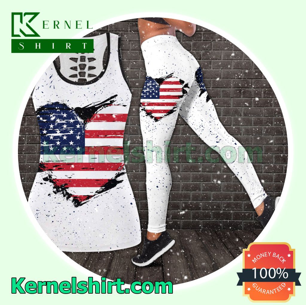 July 4th Independence Freedom Is Never Granted It Is Earned By Each Generation Hooded Sweatshirt Women Legging