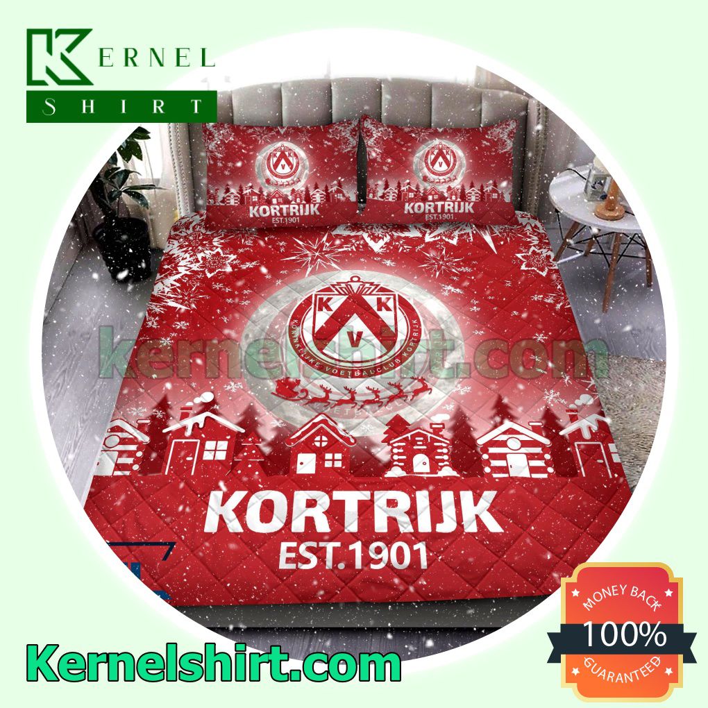 K.v. Kortrijk Est 1901 Football Comforter Set