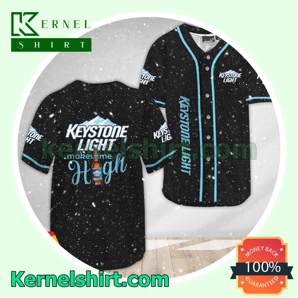 Keystone Light Make Me High Custom Baseball Jersey