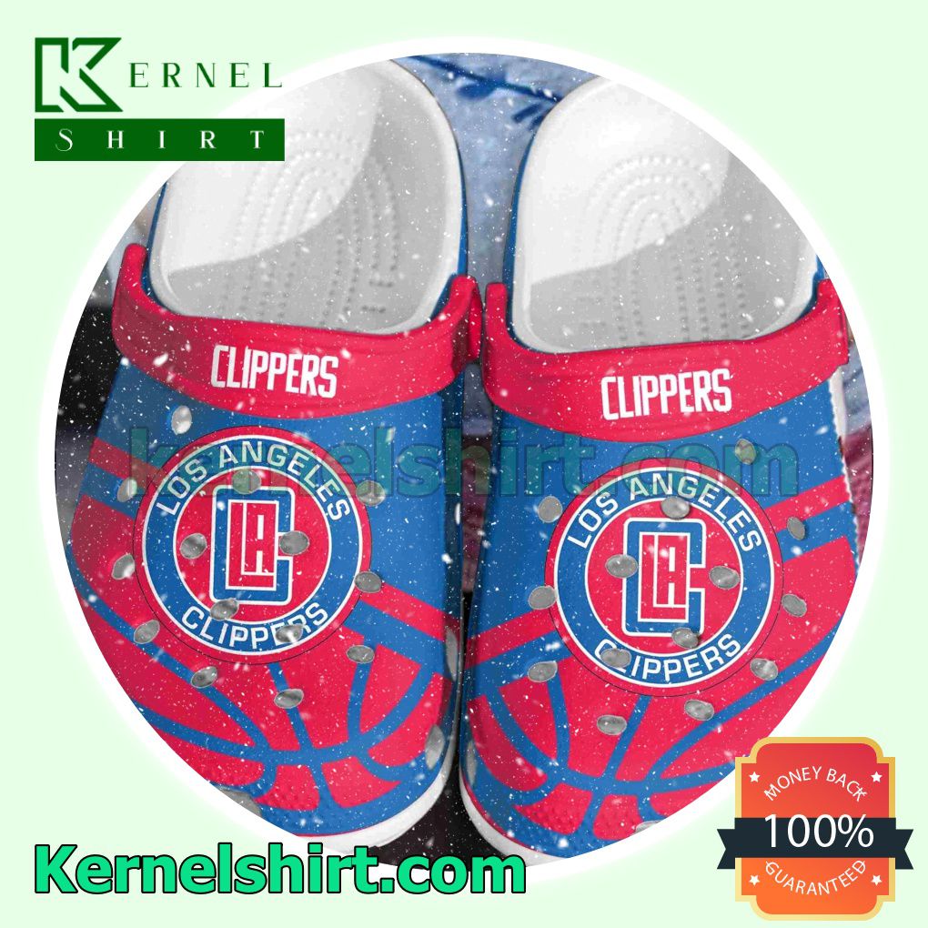 Los Angeles Clippers Logo Basketball Clogs Shoes Slippers Sandals