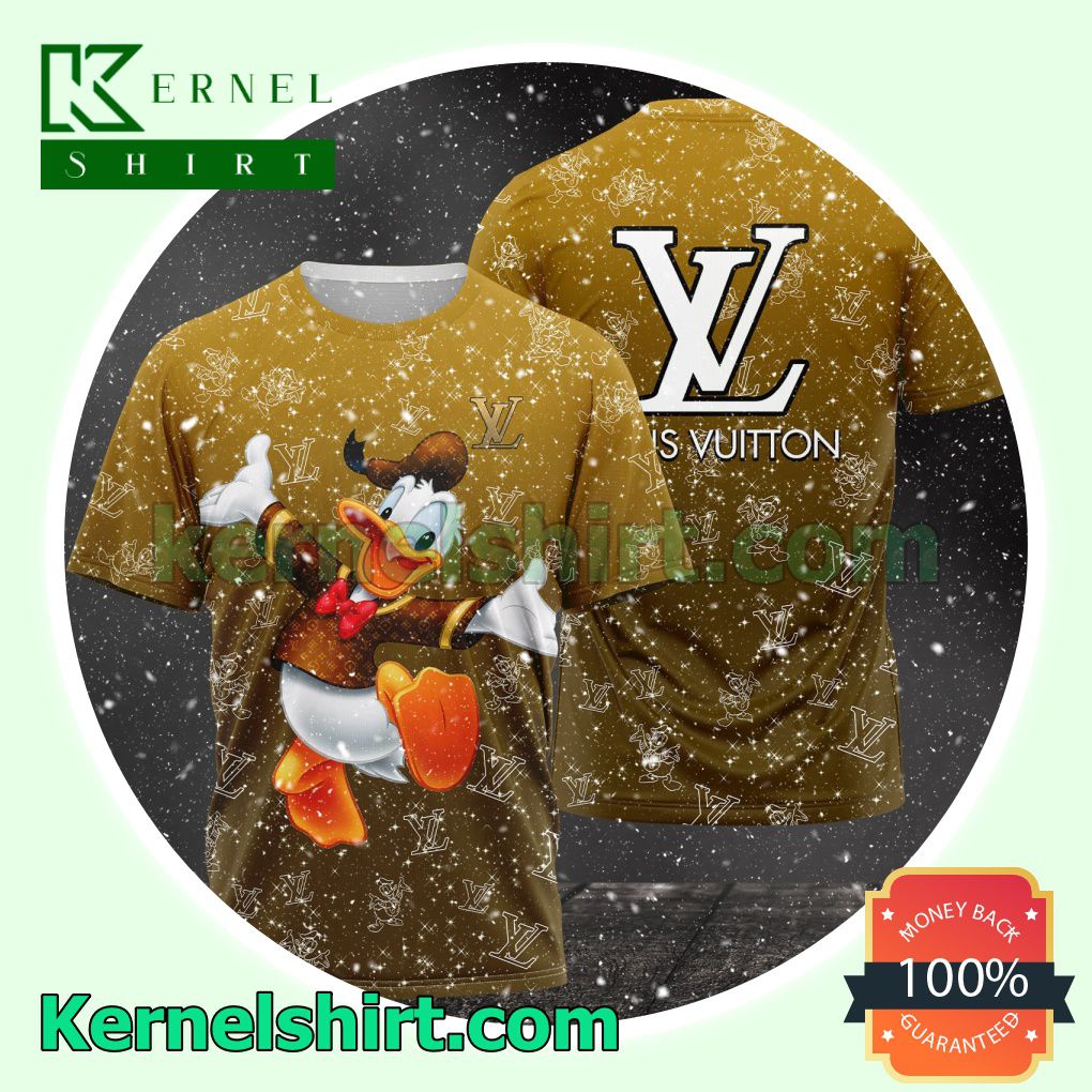 Louis Vuitton With Donald Twinkle Logo 3D T-Shirt