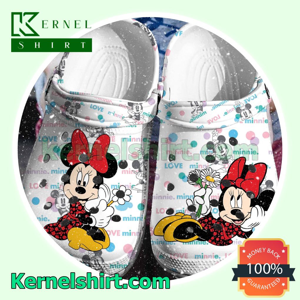 Love Minnie Mouse Clogs Shoes Slippers Sandals