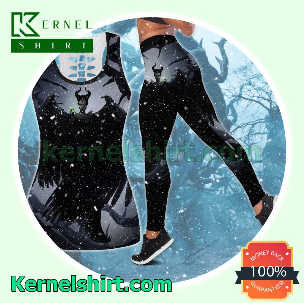 Maleficent The Evil Queen's Are The Princesses That Were Never Saved Hooded Sweatshirt Women Legging