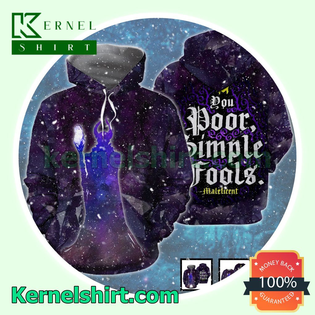 Maleficent You Poor Simple Fools Hooded Sweatshirt Women Legging