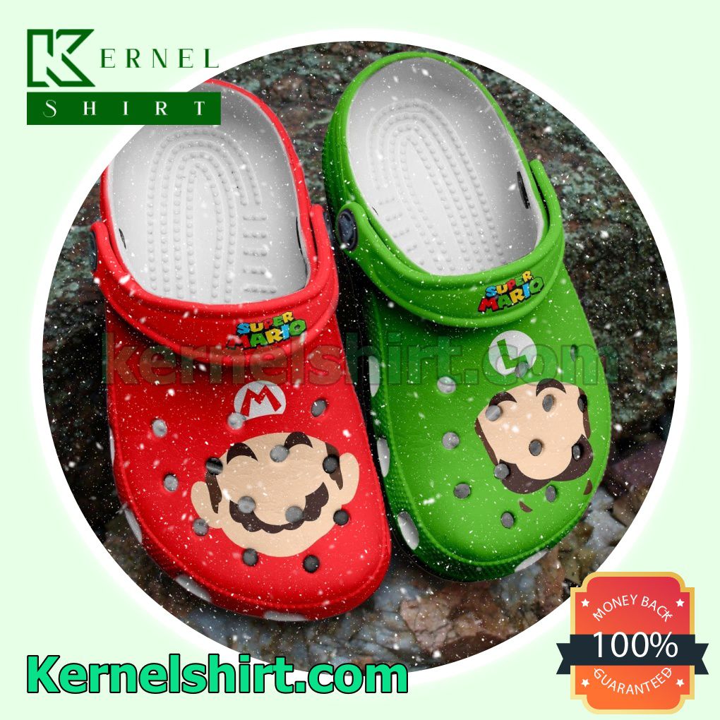 Mario And Luigi Clogs Shoes Slippers Sandals