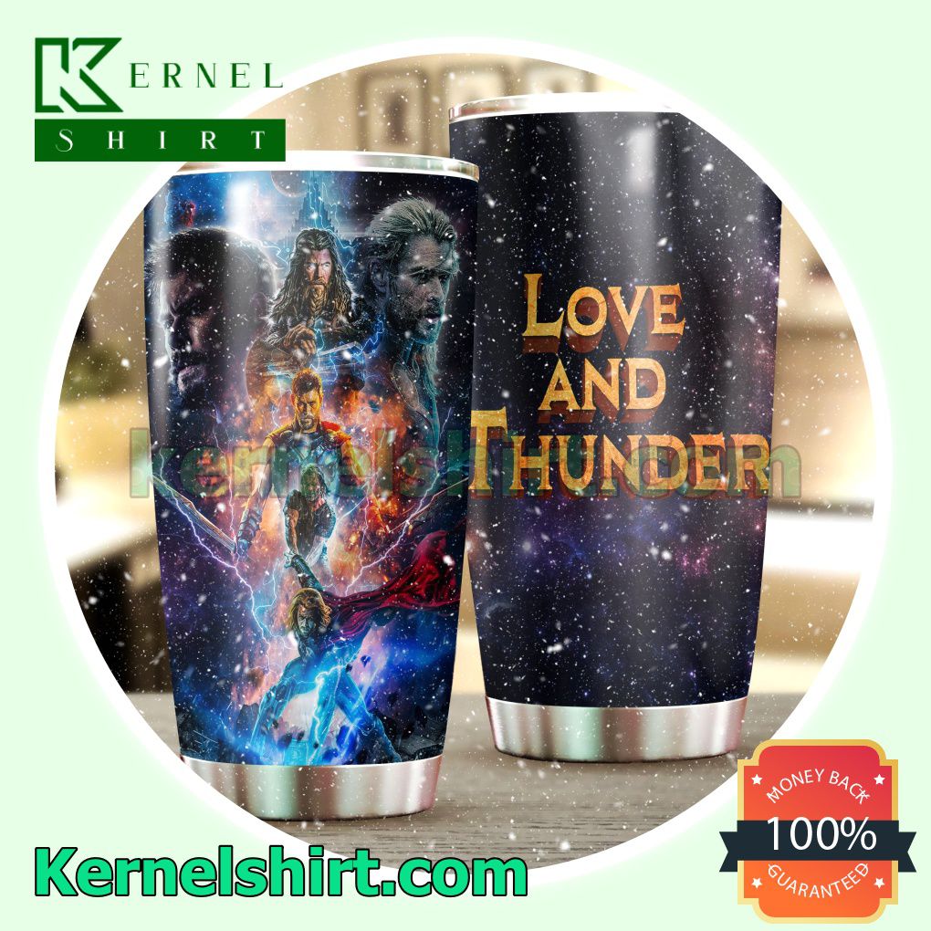 Marvel Thor Love And Thunder Tumbler Cup