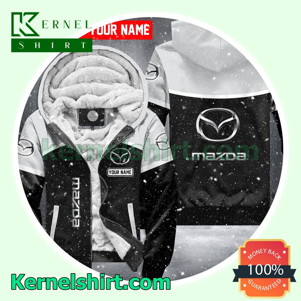 Mazda Car Brand Fleece Hoodie Jacket