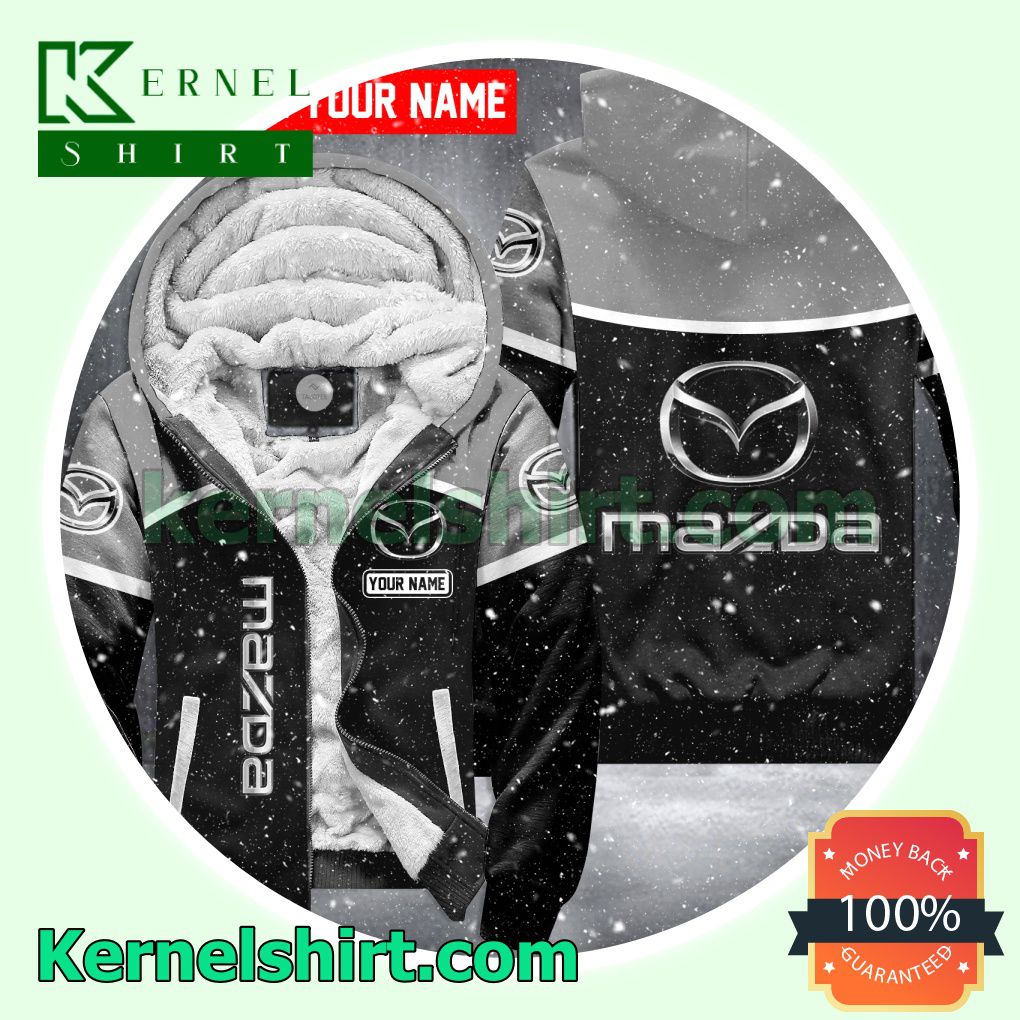 Mazda Motors Brand Fleece Hoodie Jacket