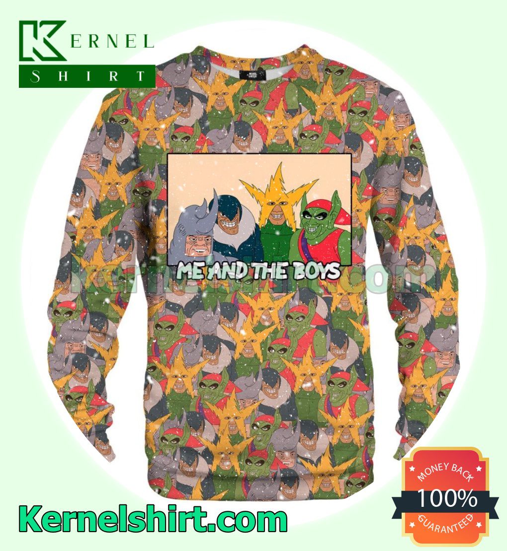 Me And The Boys Crewneck Fleece Sweatshirt