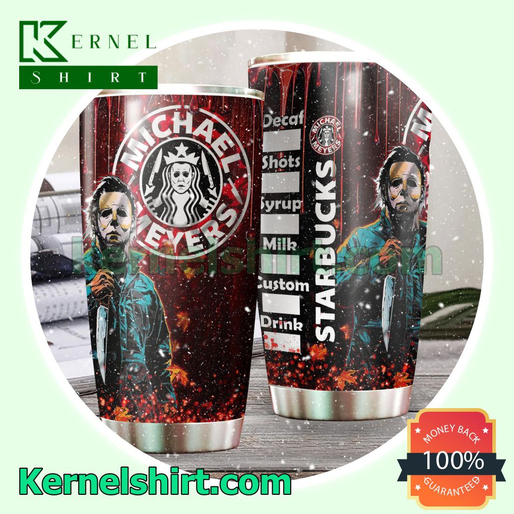 Michael Myers Starbucks Tumbler Cup