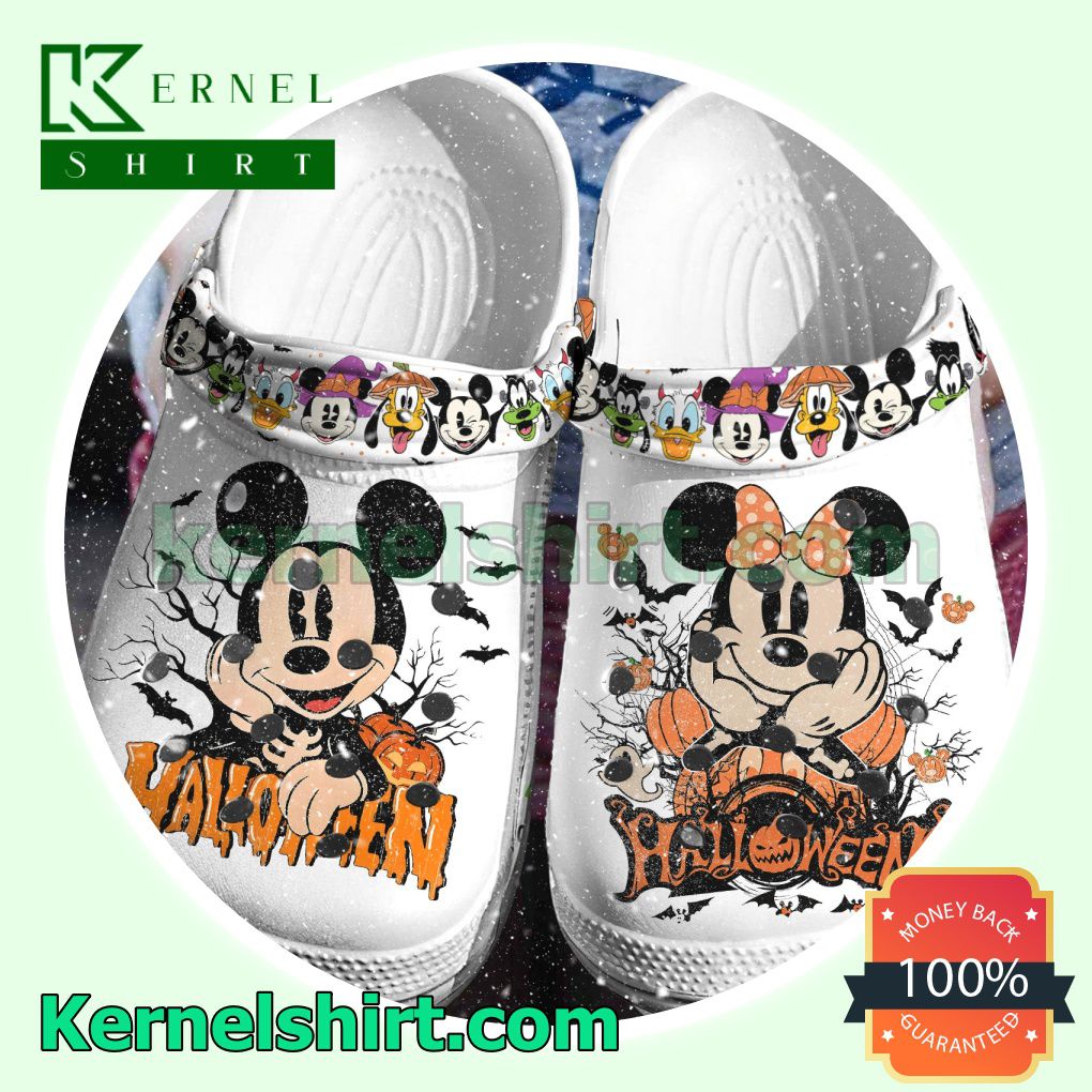 Mickey And Minnie Halloween With Friends Clogs Shoes Slippers Sandals