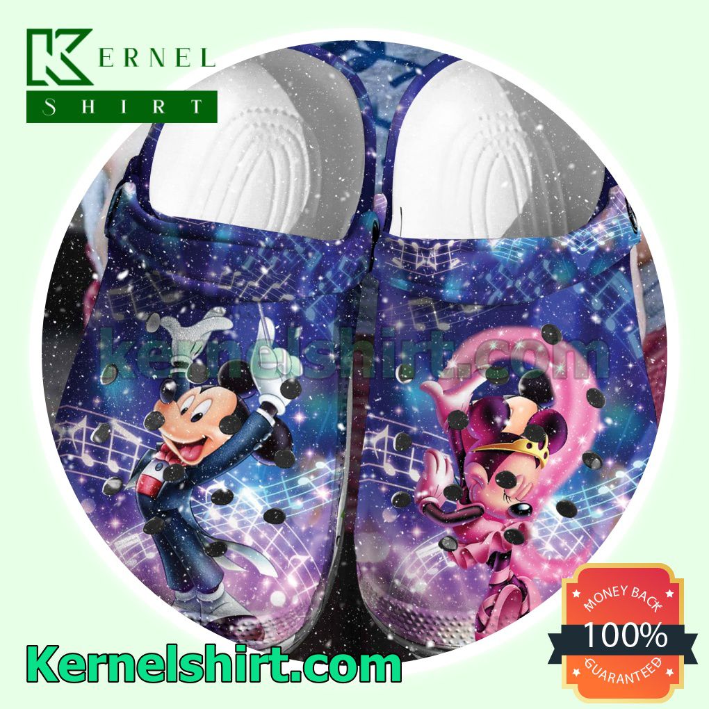 Mickey And Minnie With Music Clogs Shoes Slippers Sandals