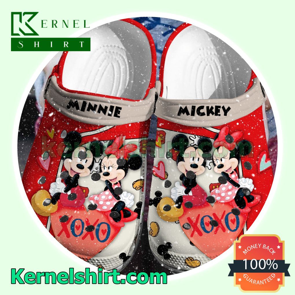 Mickey And Minnie Xoxo Clogs Shoes Slippers Sandals