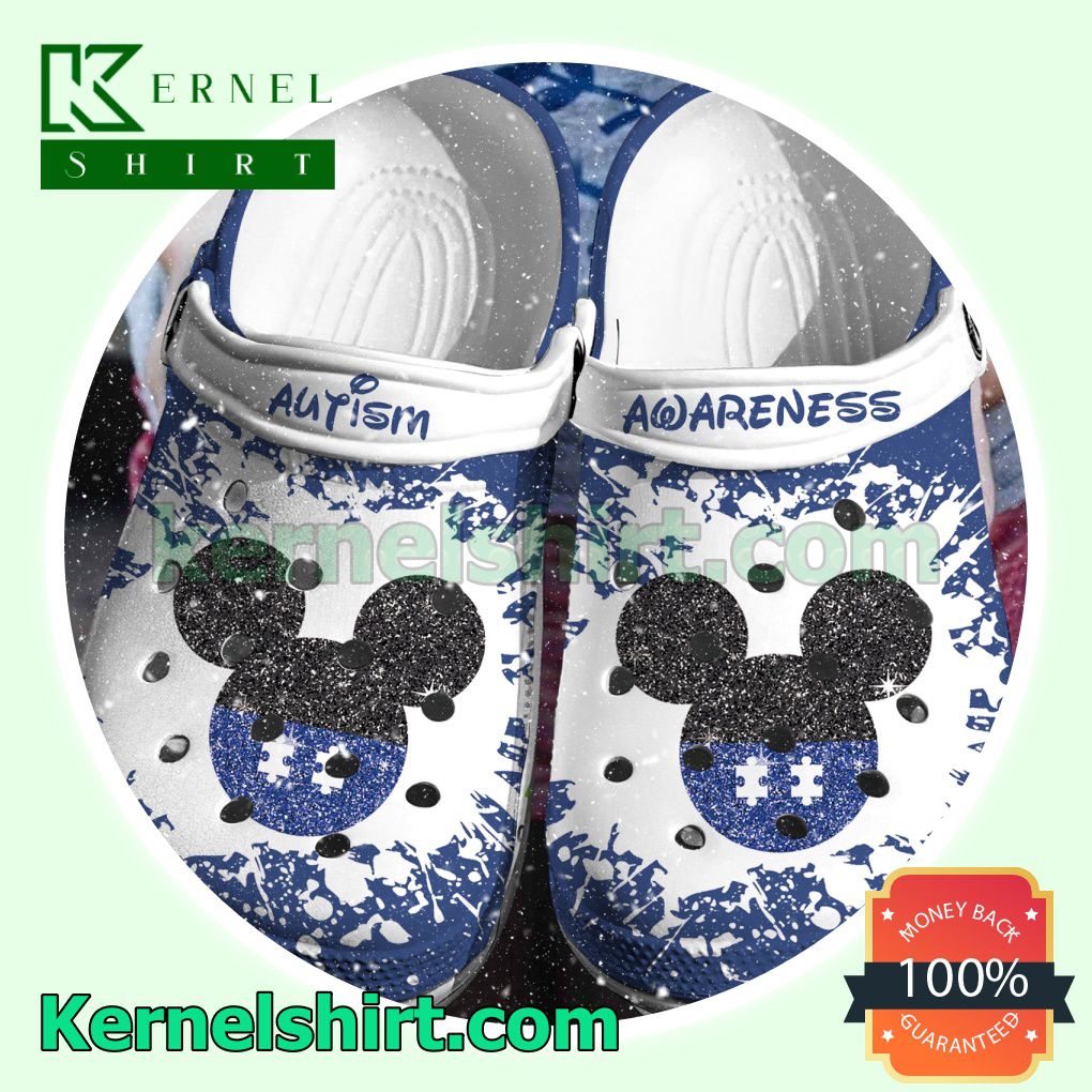 Mickey Autism Awareness Clogs Shoes Slippers Sandals