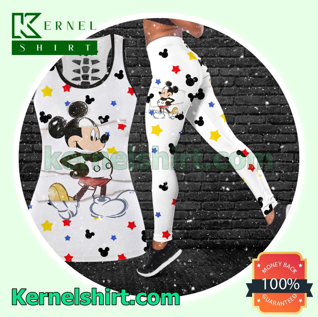 Mickey Laughter Is Timeless Imagination Has No Age And Dreams Are Forever Hooded Sweatshirt Women Legging