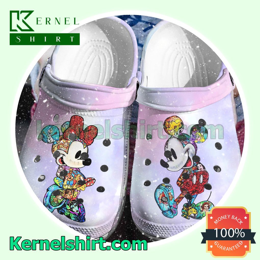 Mickey Minnie And Disney Friends Clogs Shoes Slippers Sandals