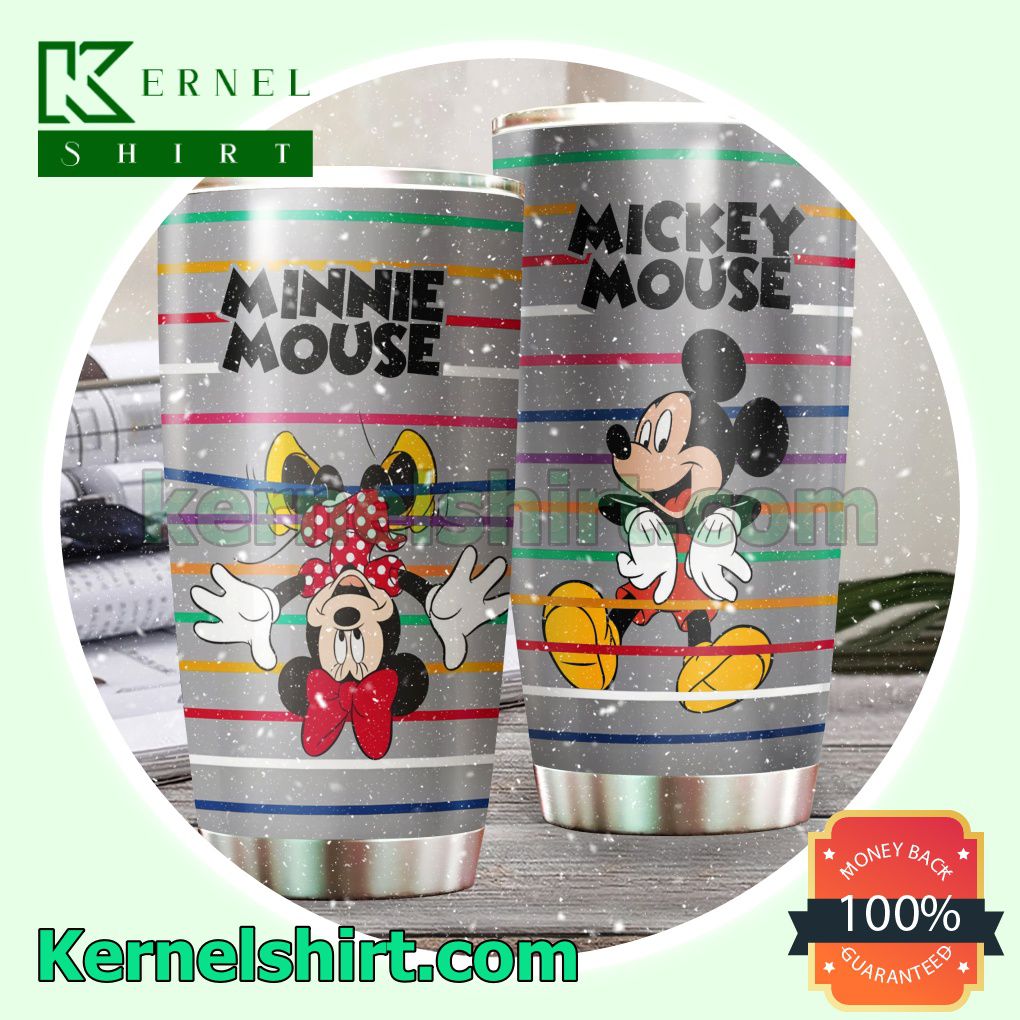 Mickey Mouse And Minnie Mouse Tumbler Cup