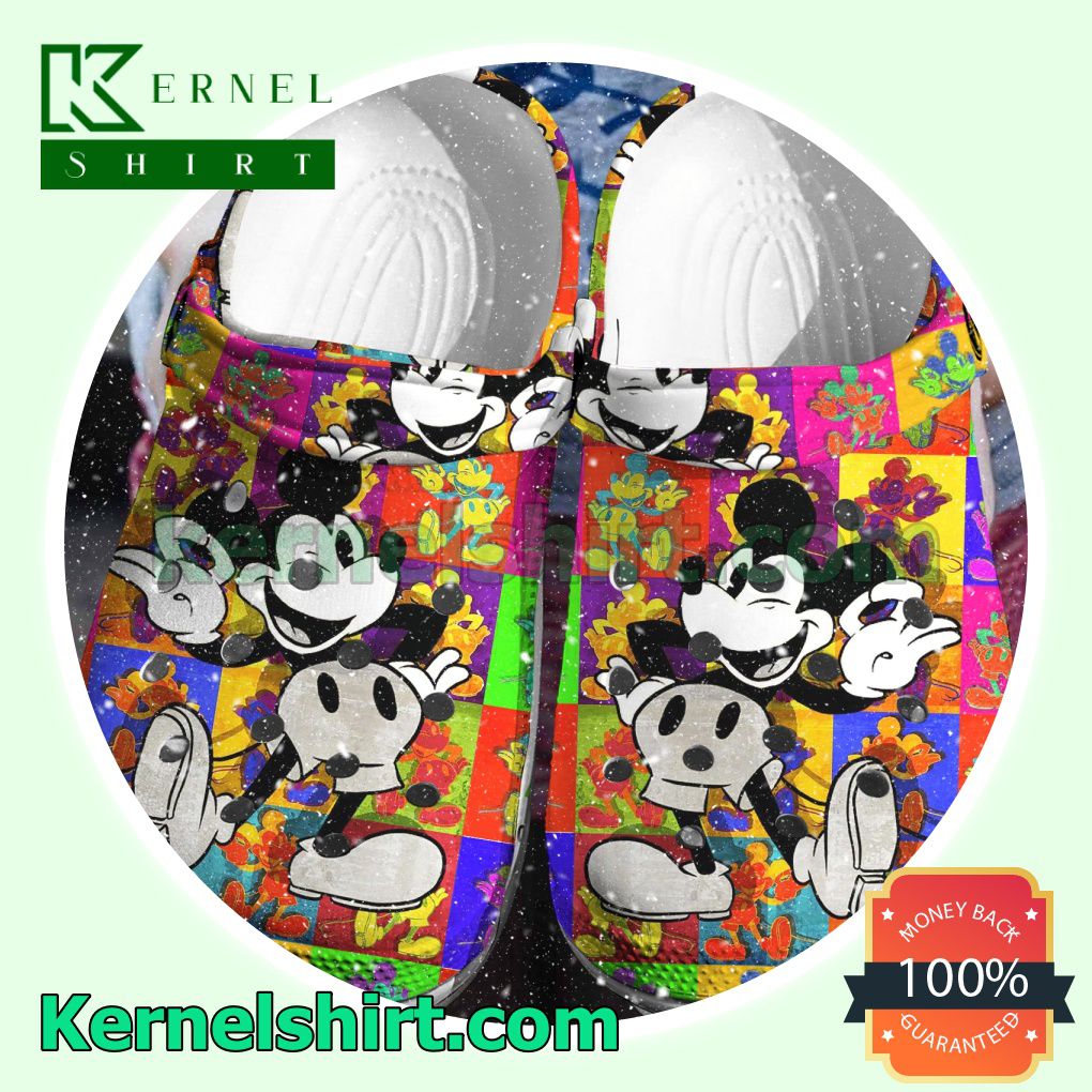 Mickey Mouse Cartoon Multicolor Clogs Shoes Slippers Sandals