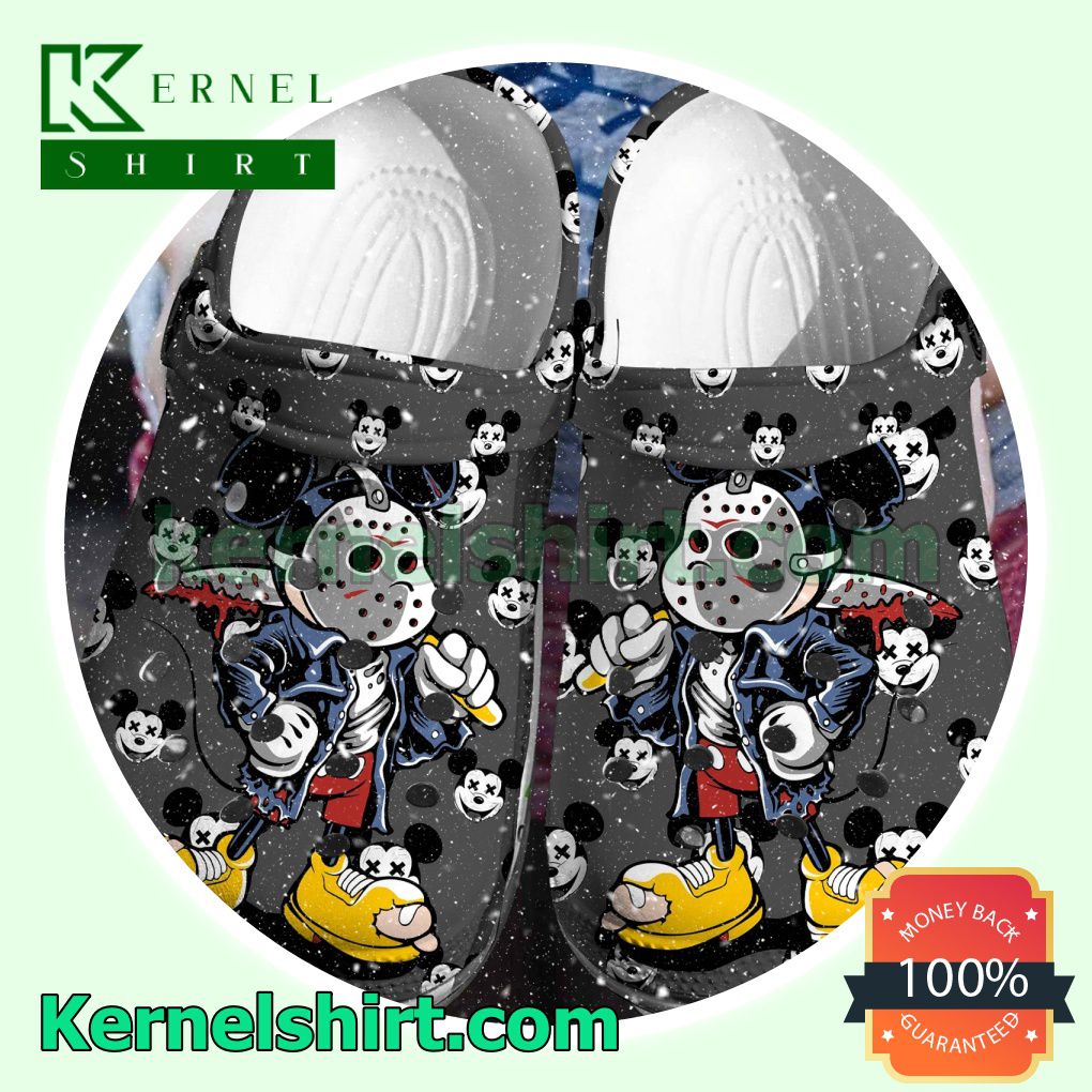 Mickey Mouse Costume Jason Voorhees Clogs Shoes Slippers Sandals