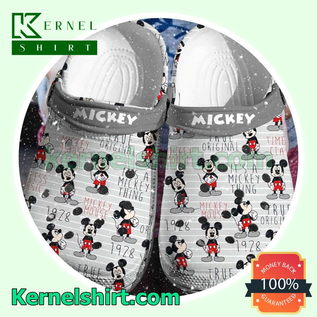 Mickey Mouse It's A Mickey Thing Clogs Shoes Slippers Sandals