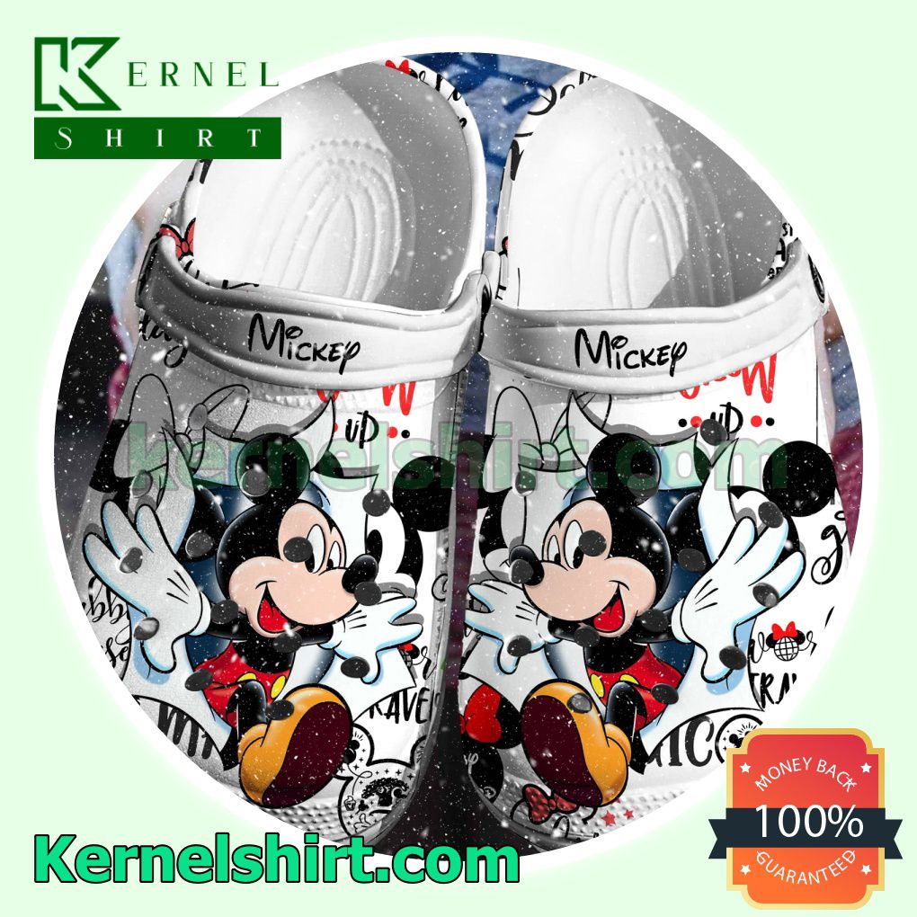 Mickey Mouse World Traveller Clogs Shoes Slippers Sandals