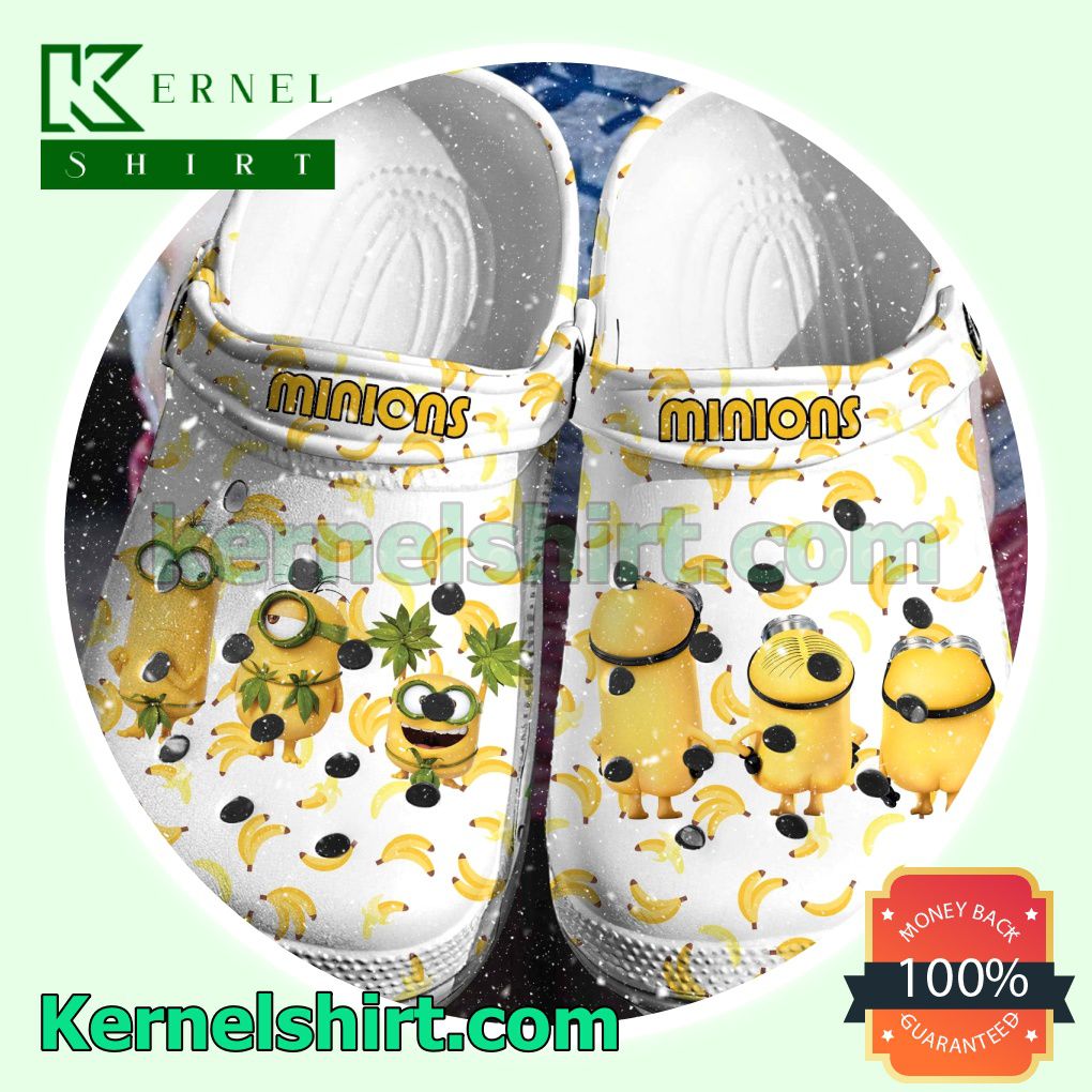 Minions And Banana Clogs Shoes Slippers Sandals