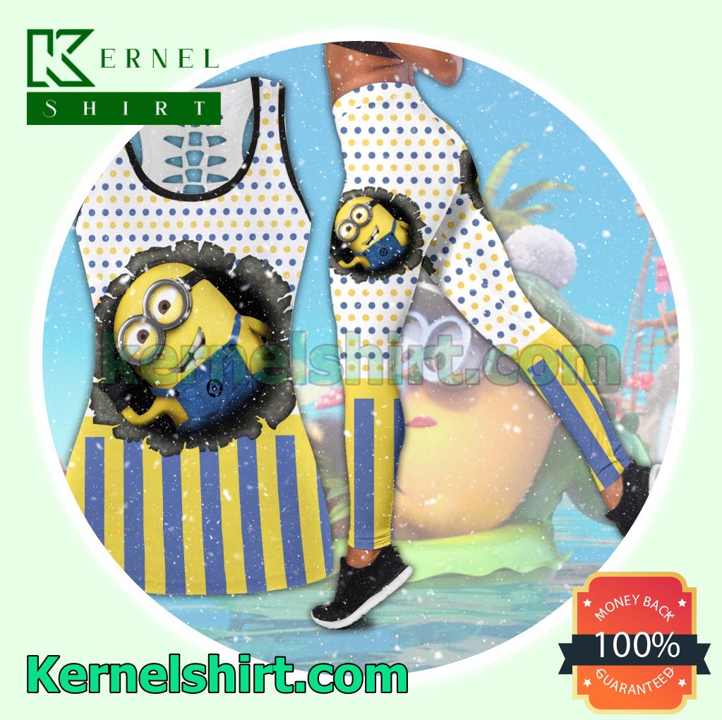 Minions I Am One Step Away From Being Rich All I Need Now Is Money Hooded Sweatshirt Women Legging