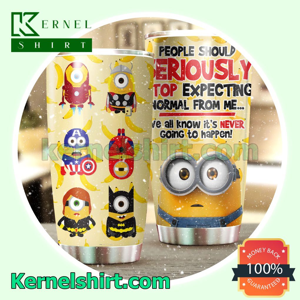 Minions Marvel Heroes Tumbler Cup