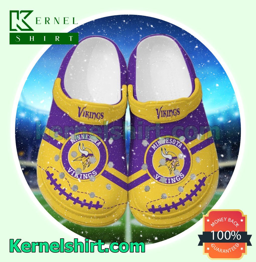 Minnesota Vikings Clogs Shoes Slippers Sandals