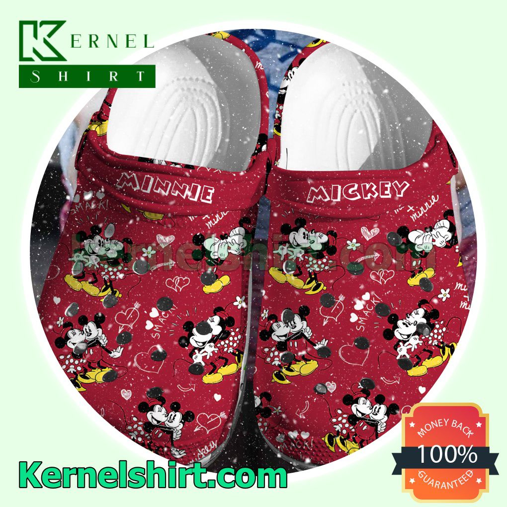 Minnie And Mickey Smack Clogs Shoes Slippers Sandals