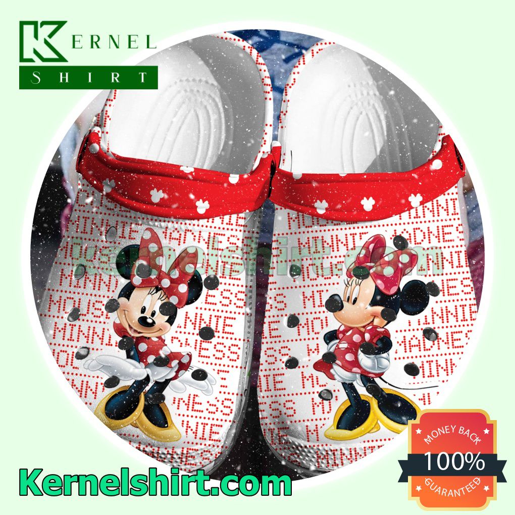 Minnie Mouse Madness Clogs Shoes Slippers Sandals